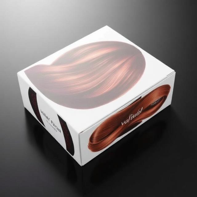 Custom hair extension packaging boxes with eco-friendly design and premium branding for modern beauty products